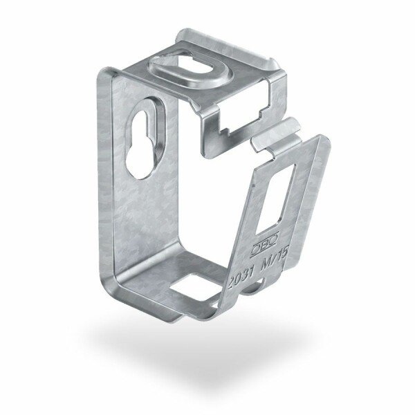 2207028 M15 Metal Multi Cable Support Galvanised and Fire Rated Clip (60x33mm)