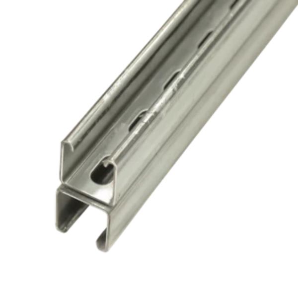 Bison | 2 x 41 x 41mm Heavy back to back slotted channel PG (6m)