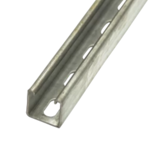 Bison | 41 x 41mm Heavy slotted channel pre galvanised (3m)