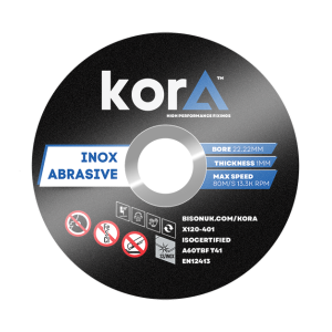 115 x 1.0mm Kora Ultra Thin Metal Cutting Disc