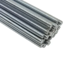 Bison M10 x 3m Threaded studding bar rod 4.6 grade BZP finish