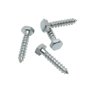 8x50 BZP Hex Head Coach Screws