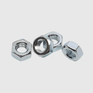 Kora M10 BZP Steel Hex Nuts - Box of 100