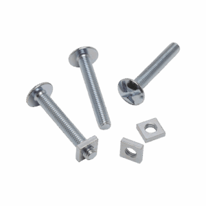 Kora M6 x 25 BZP Roofing Bolts and Nuts