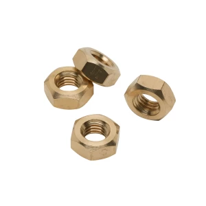 M10 Brass Hex Full Nuts