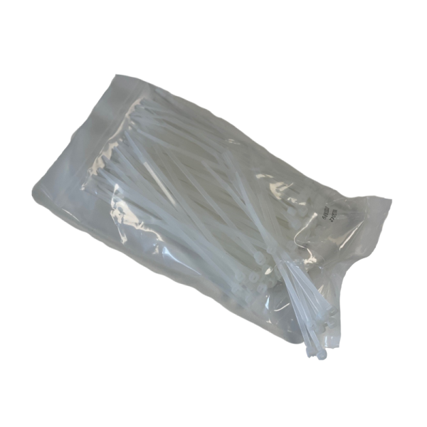 Kora 380x7.6mm White Cable Ties