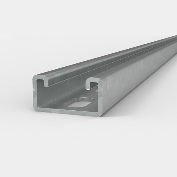 Kora 41 x 21mm x 3m Heavy Gauge Slotted Pre-Galvanised Channel