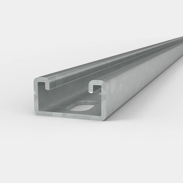41 x 21mm x 6m Heavy Gauge Slotted Channel Hot Dip Galvanished