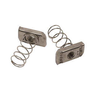 M10 Channel Nuts Long Spring Stainless A4