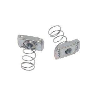 M10 Channel Nuts Long Spring (galvanised finish)