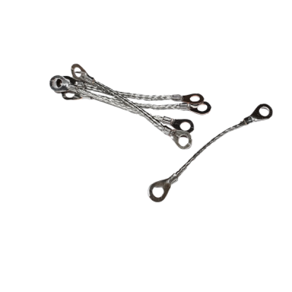 Earth copper braid for cable tray 100mm