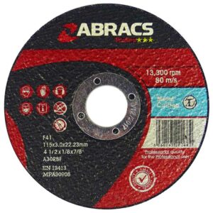 180 x 3.0 A24EX Metal Cutting Discs D/C
