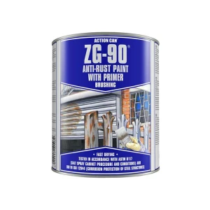 ZG-90 900ml Tin Silver Galv Paint with Primer Brushing