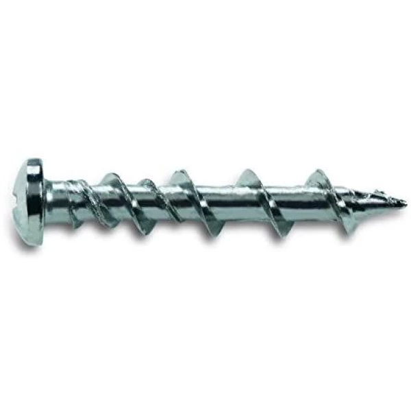 DeWalt 6 x 32mm Walldog Screw Anchor Pan Head Chrome Finish