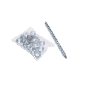M12x160 BZP Chemical Anchor Studs c/w N+W