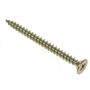 5 x 50 PZ CSK Yellow Woodscrew