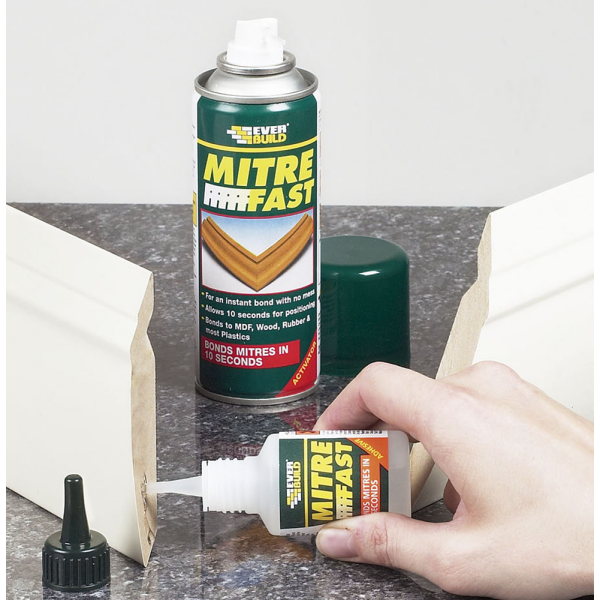 200 ml + 50g Mitre Bonding Kit - Activator & Adhesive - Image 2