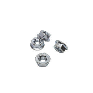 M8 BZP Serrated Flange Nut