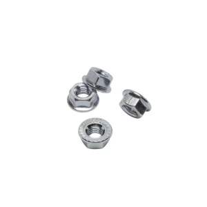 M8 BZP Serrated Flange Nut