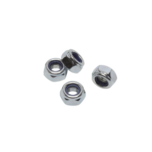 M12 BZP Nylon Insert Nuts
