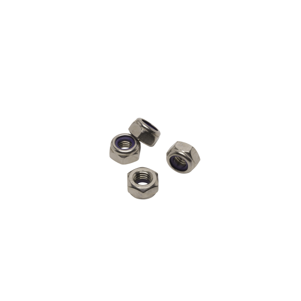 M16 A2 S/S Nylon Insert Nuts