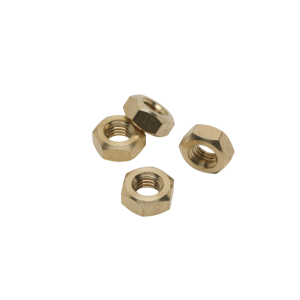 M6 Brass Hex Full Nuts