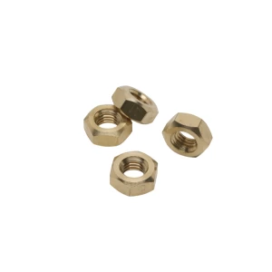 M8 Brass Hex Full Nuts