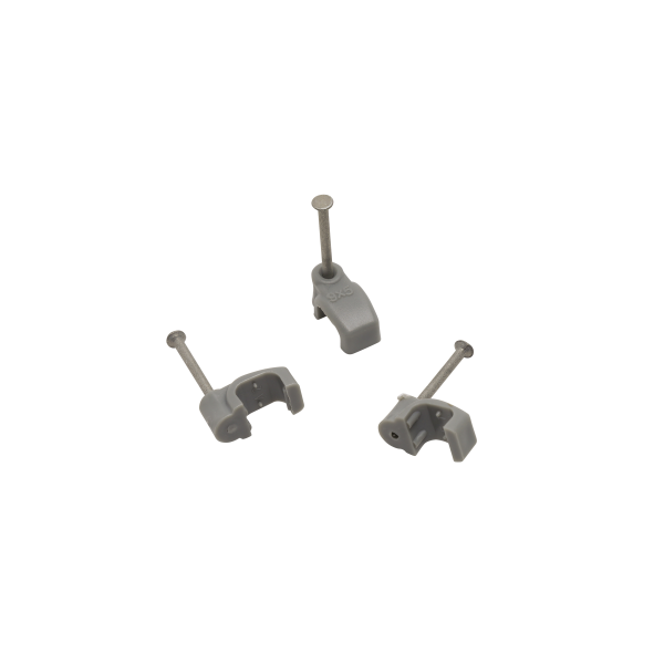 FF5x9 1.5mm T&E Grey Flat Cable Clips