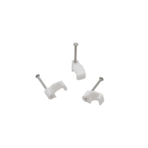 2.5mm white T&E cable clips