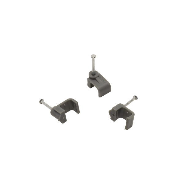 FF6x10 2.5mm T&E Grey Flat Cable Clips