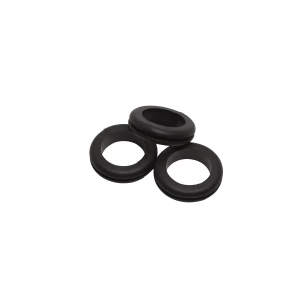 25mm open black cable grommet