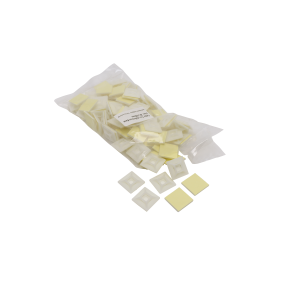 28 x 28mm Self Adhesive Cable Tie Bases