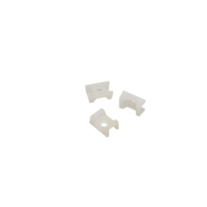 Cable Tie Saddle Mount - 9mm Tie Capacity White