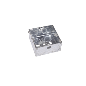 Single Metal Back Box 35mm deep