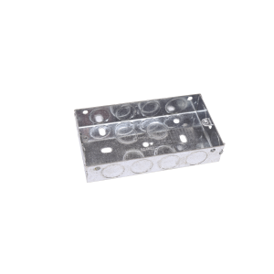 Double Metal Back Box 25mm deep