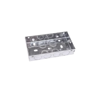 Double Metal Back Box 25mm deep