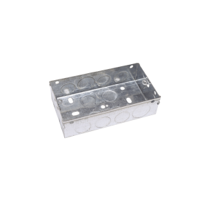 Double Metal Back Box 35mm deep