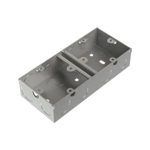 Dual Metal Back Box 35mm deep