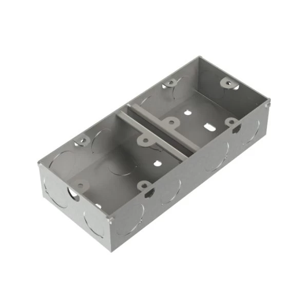 Dual Metal Back Box 35mm deep
