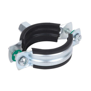 Rubber-lined pipe clamp (145-153mm)