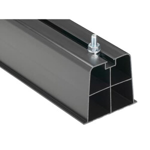 Mounting Block 1000mm Black 450kg Capacity
