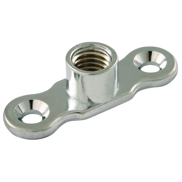 Chrome Back Plate M10 Female Thread