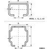 30 x 20 x 1.25 RapidRail 2m Fixing Rail length - Image 2