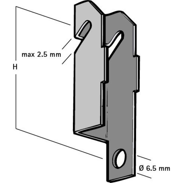 Britclip Zed Purlin Hanger - Image 2