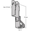 Britclip Z-Purlin Rod Hanger - Image 2