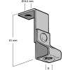 Britclip Right Angle Threaded Rod Hanger - Image 2