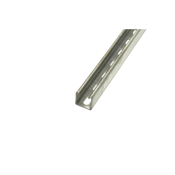 41x21mm Heavy Slotted Channel Stainless Steel 3m