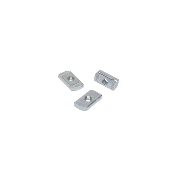 M12 Plain Channel Nuts BZP