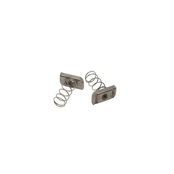 M8 Channel Nuts Long Spring Stainless A4