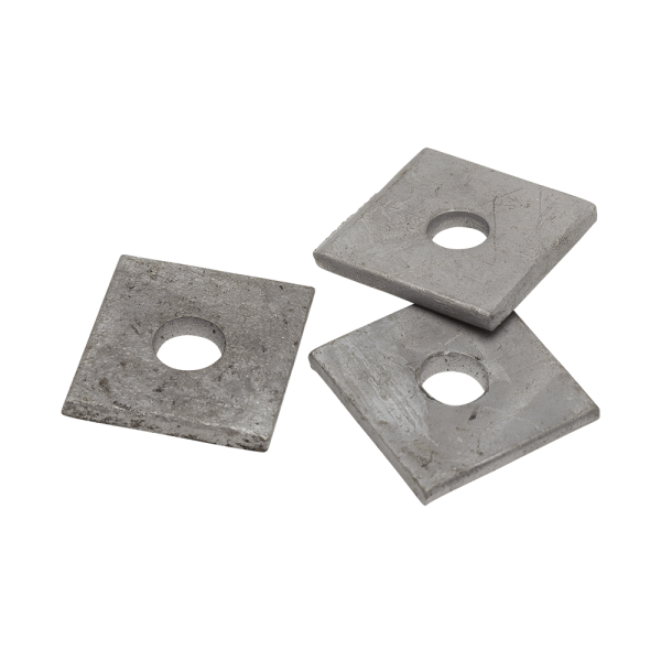 M8 Channel Square Plate Washers 5mm Thick HDG